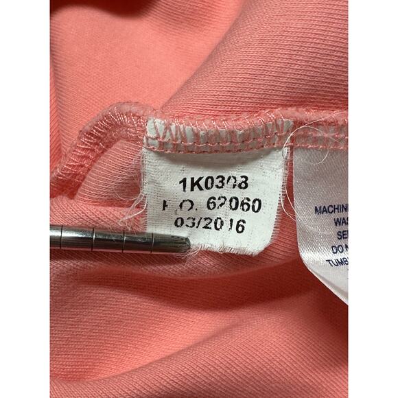 Vineyard Vines Sweatshirt Mens XL Peach 1/4 Zip Pullover Classic Cotton Preppy - Picture 5 of 9